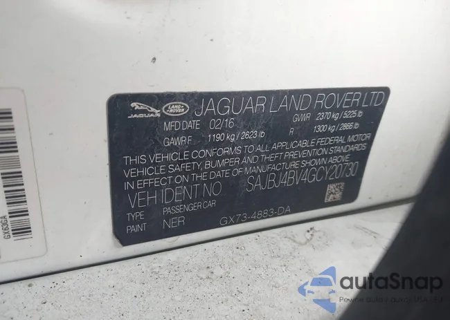 SAJBJ4BV4GCY20730: 44559995