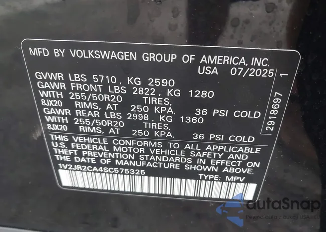 1V2JR2CA4SC575325: 44559147