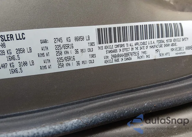 2A8HR44H98R707916: 44559166