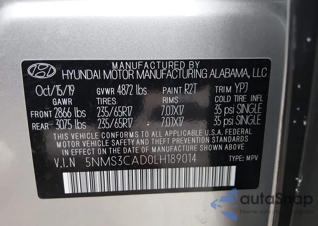 5NMS3CAD0LH189014: 44560727