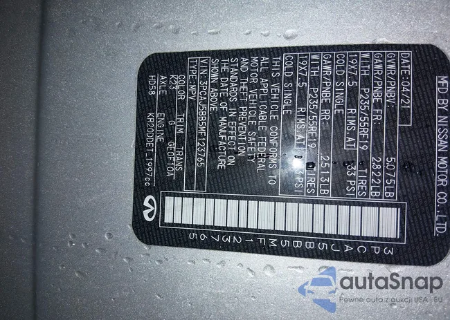 3PCAJ5BB5MF123765: 44560811