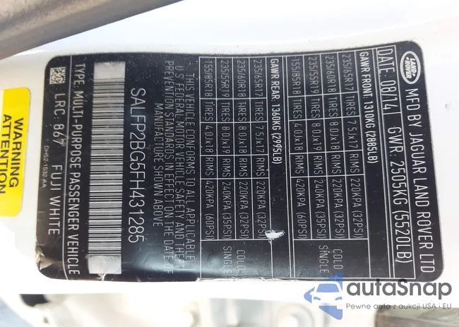 SALFP2BG5FH431285: 44560875