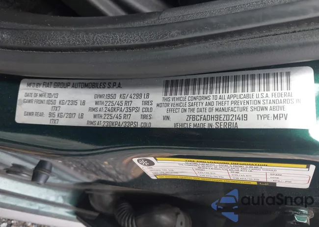 ZFBCFADH9EZ021419: 44560189