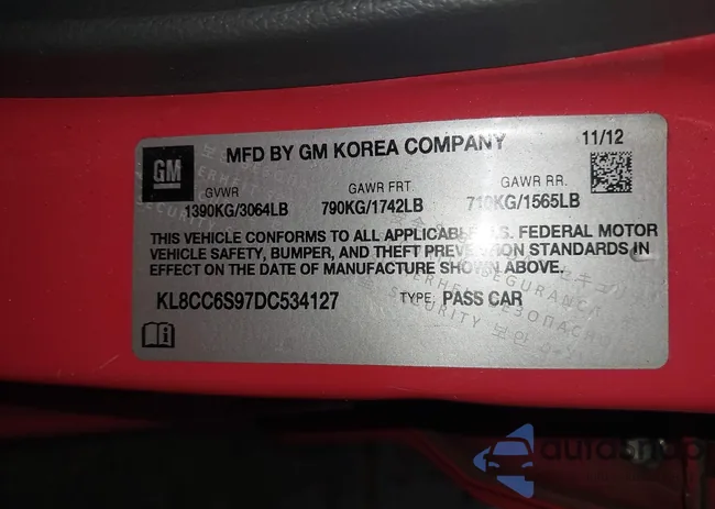 KL8CC6S97DC534127: 44560336