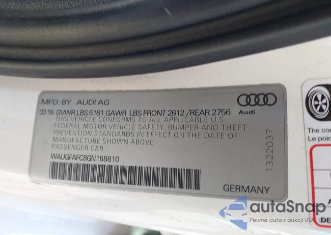 WAUGFAFC8GN168810: 44561739