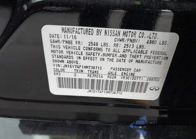 JN1EV7AP1HM736710: 44561851