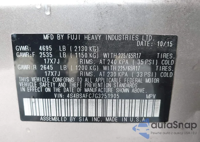 4S4BSAFC7G3251905: 44561879