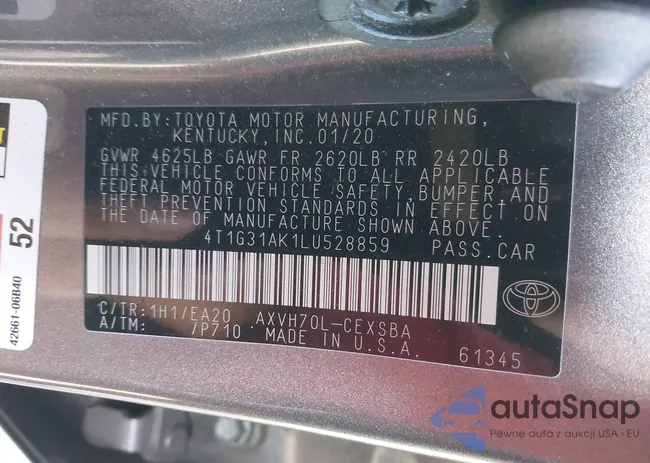 4T1G31AK1LU528859: 44561918