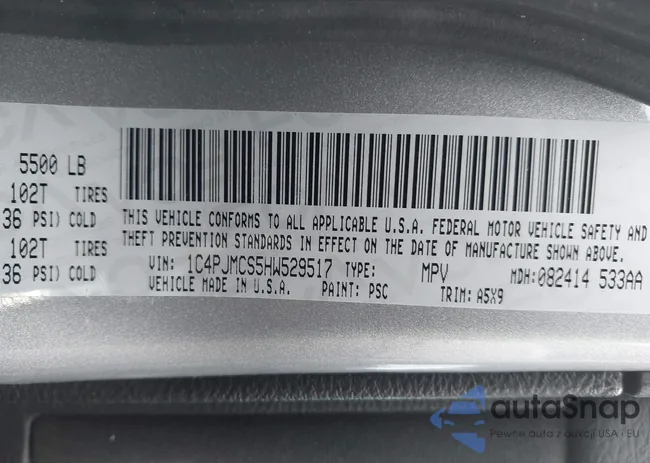 1C4PJMCS5HW529517: 44561145