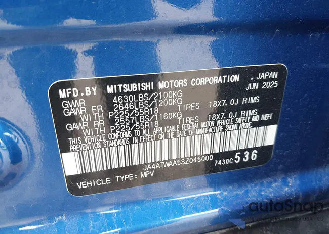 JA4ATWAA5SZ045000: 44561414