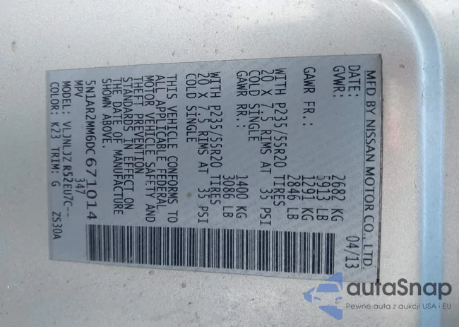 5N1AR2MM6DC671014: 44562528