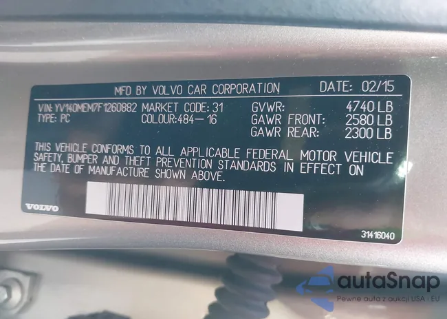 YV140MEM7F1260882: 44562590