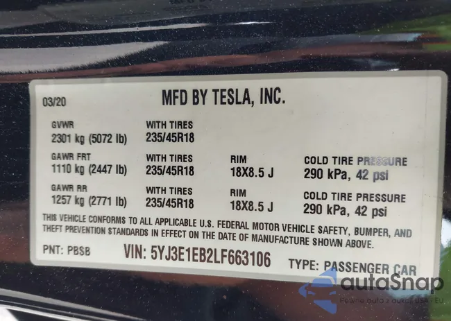 5YJ3E1EB2LF663106: 44562694