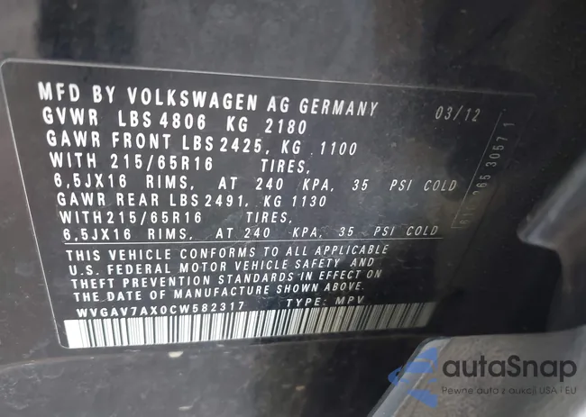 WVGAV7AX0CW582317: 44562879