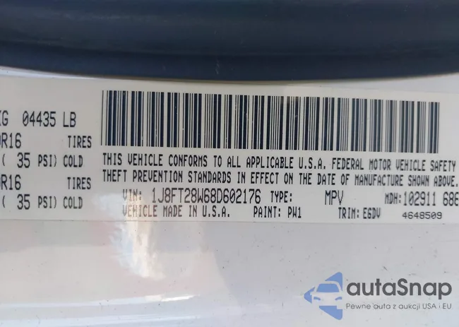 1J8FT28W68D602176: 44563045
