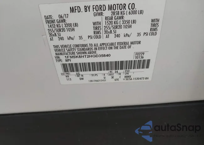 1FM5K8HT2HGD35840: 44562168