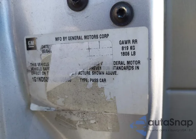 1G1ND52F94M705640: 44562447