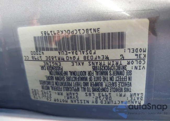 3N1BC1CP0CK291985: 44563647