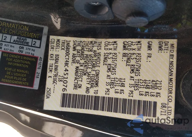 1N6BD0CT4BC451076: 44563891