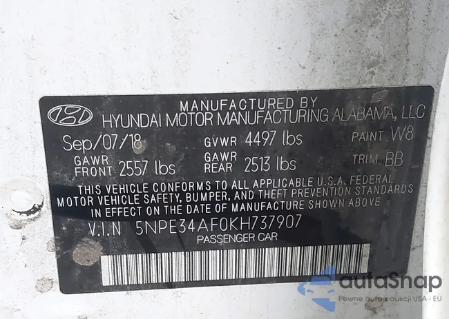 5NPE34AF0KH737907: 44563331