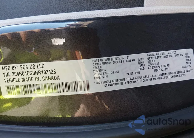 2C4RC1CG0NR103428: 44563521