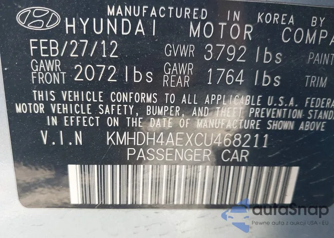 KMHDH4AEXCU468211: 44564896