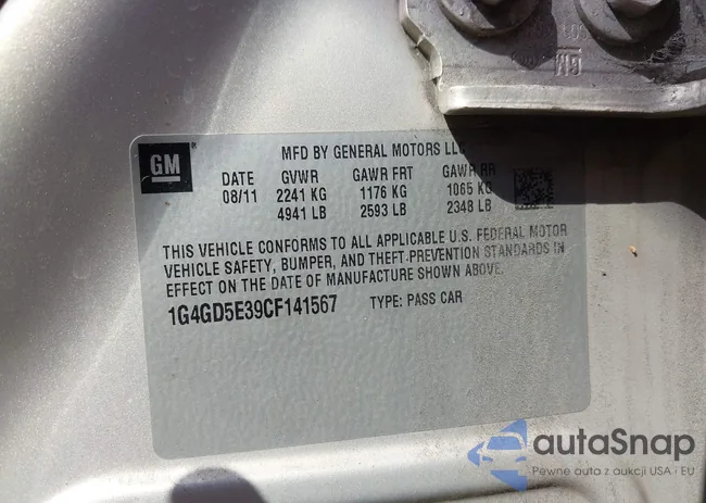 1G4GD5E39CF141567: 44564975
