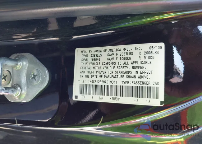 1HGCS12329A019341: 44564144