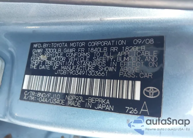 JTDBT903491303661: 44564379