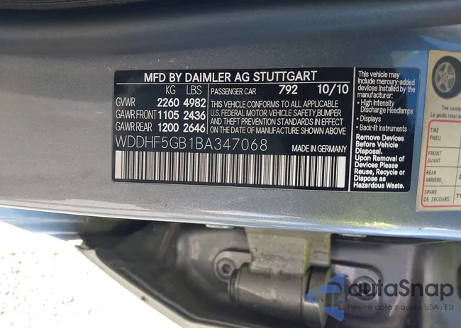 WDDHF5GB1BA347068: 44565589