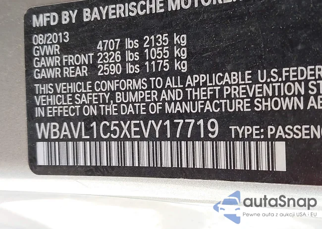 WBAVL1C5XEVY17719: 44565669