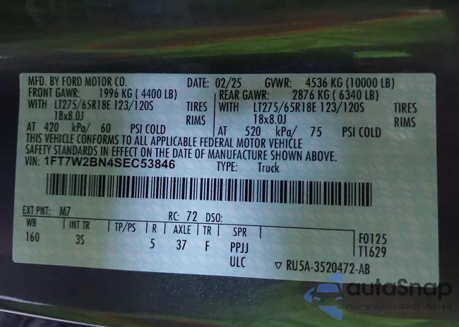 1FT7W2BN4SEC53846: 44565866