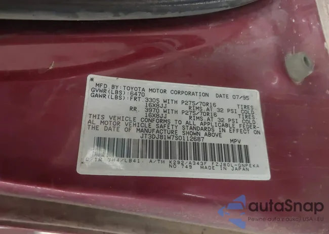 JT3DJ81W7S0112687: 44565893