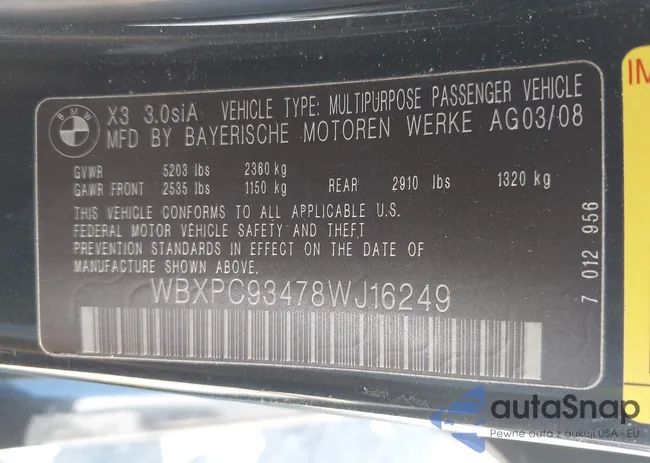 WBXPC93478WJ16249: 44566088