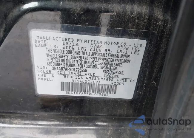 3N1AB7AP9DL725255: 44565187