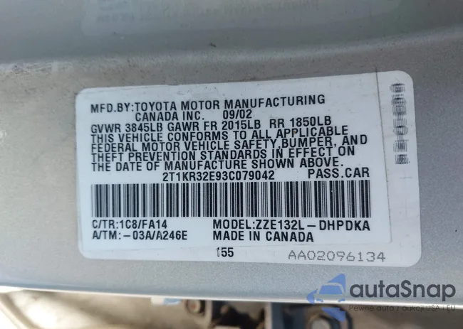 2T1KR32E93C079042: 44565189