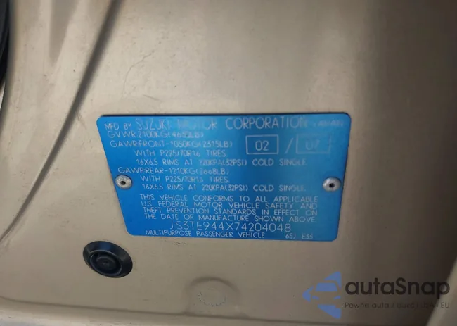 JS3TE944X74204048: 44565459