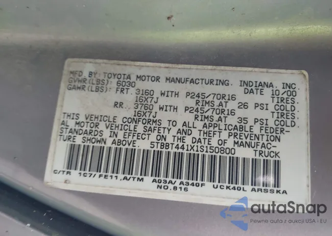 5TBBT441X1S150800: 44566534