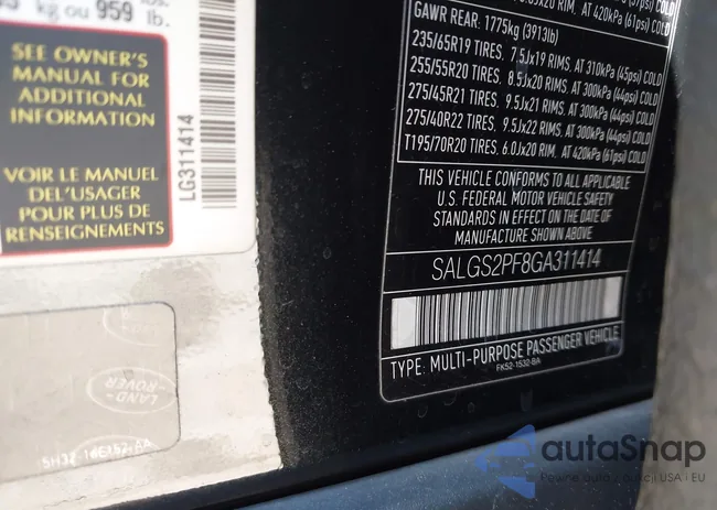 SALGS2PF8GA311414: 44567040