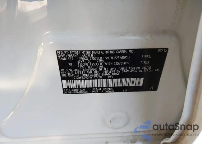 2T3WFREV2FW172228: 44567057