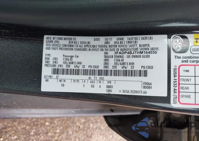 3FADP4BJ7HM164550: 44566214