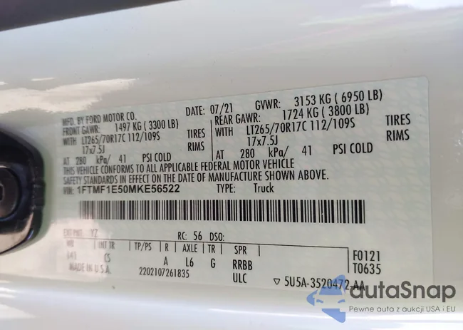 1FTMF1E50MKE56522: 44566353