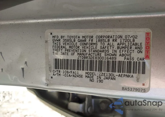 JTDBR32E830016489: 44567522