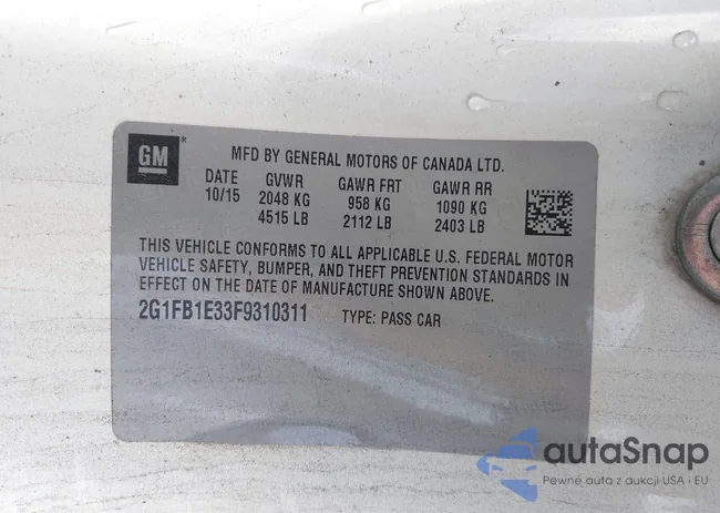 2G1FB1E33F9310311: 44567854