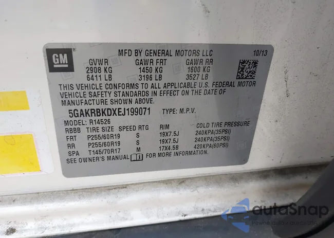 5GAKRBKDXEJ199071: 44567925