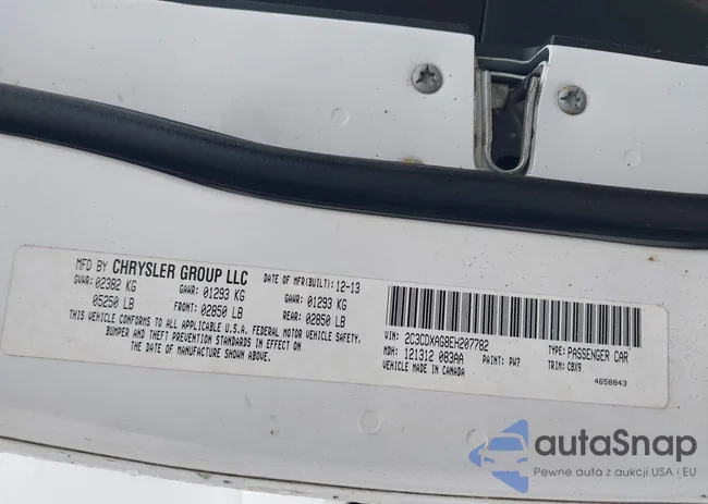 2C3CDXAG8EH207782: 44567123