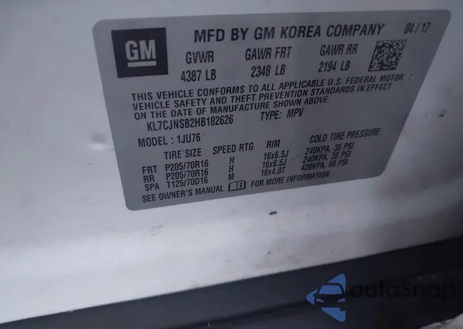 KL7CJNSB2HB182626: 44567410