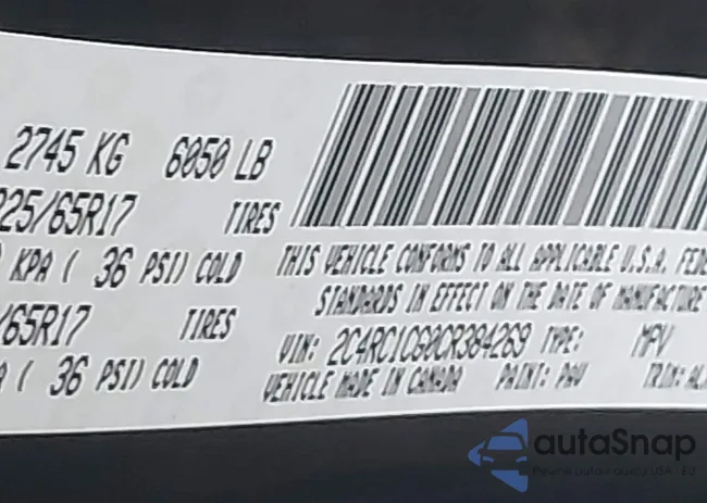 2C4RC1CG0CR384269: 44567424