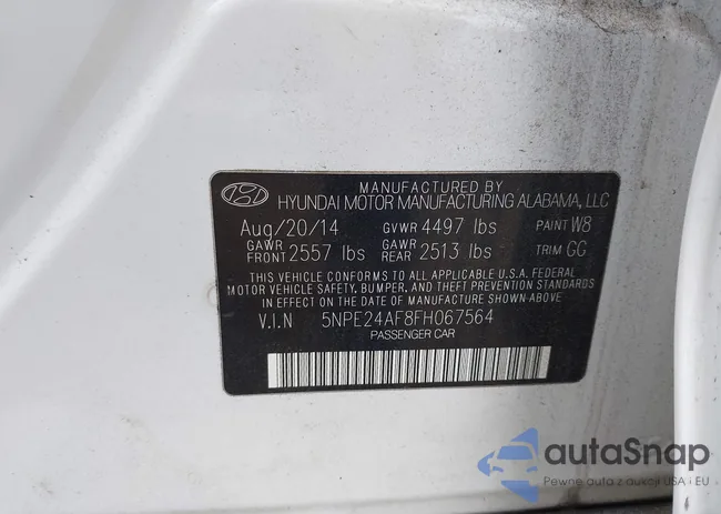 5NPE24AF8FH067564: 44568532