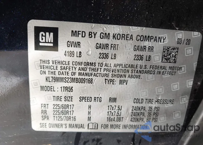 KL79MMS23MB009168: 44569087